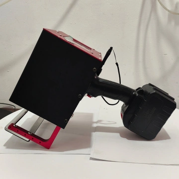 120x30mm lithium battery dot peen marking machine